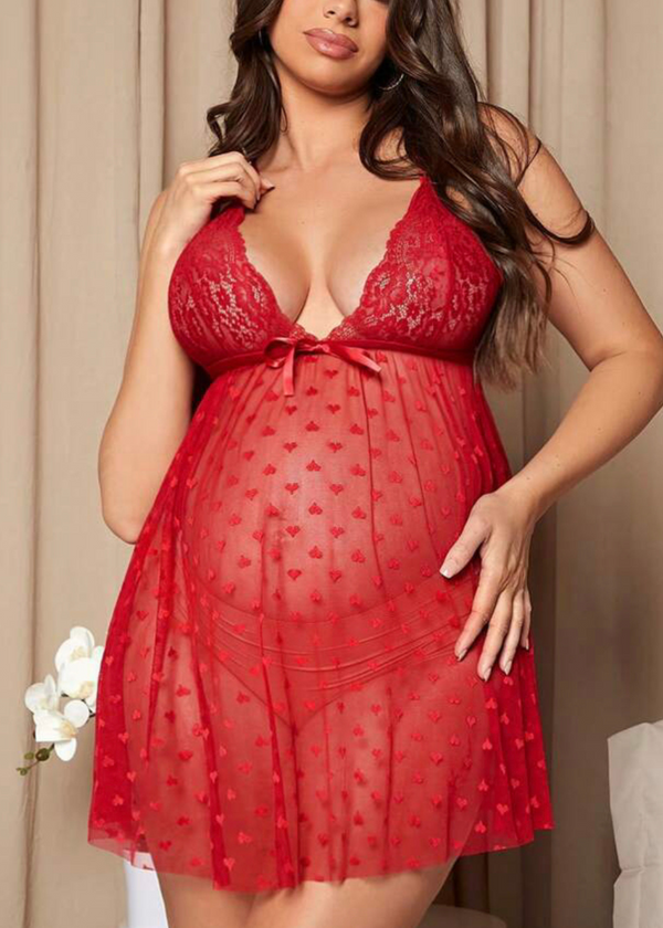 Calling All Hearts Maternity Cami Babydoll