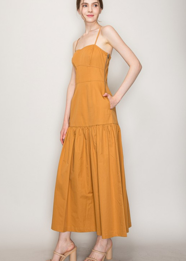 Caramel Sundae Midi Dress