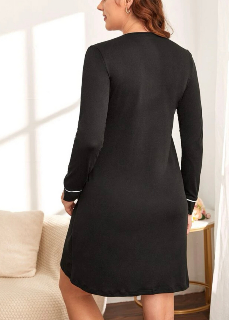 Oh so Cozy Nursing Maternity Dress