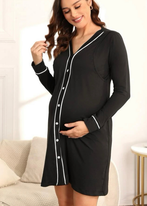 Oh so Cozy Nursing Maternity Dress