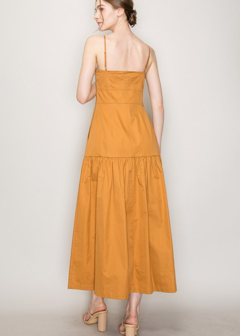 Caramel Sundae Midi Dress