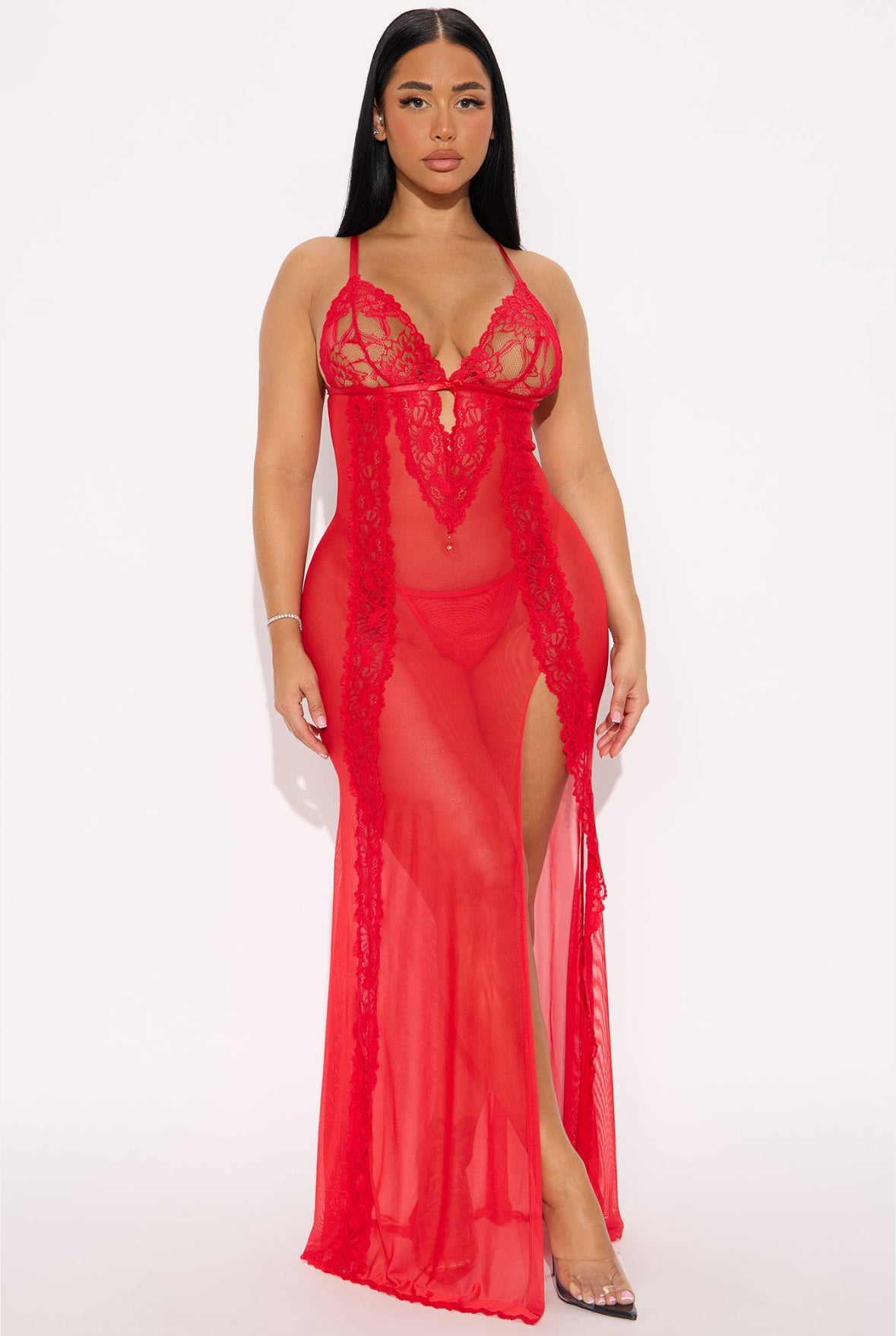 Honest Transparency Maxi Gown