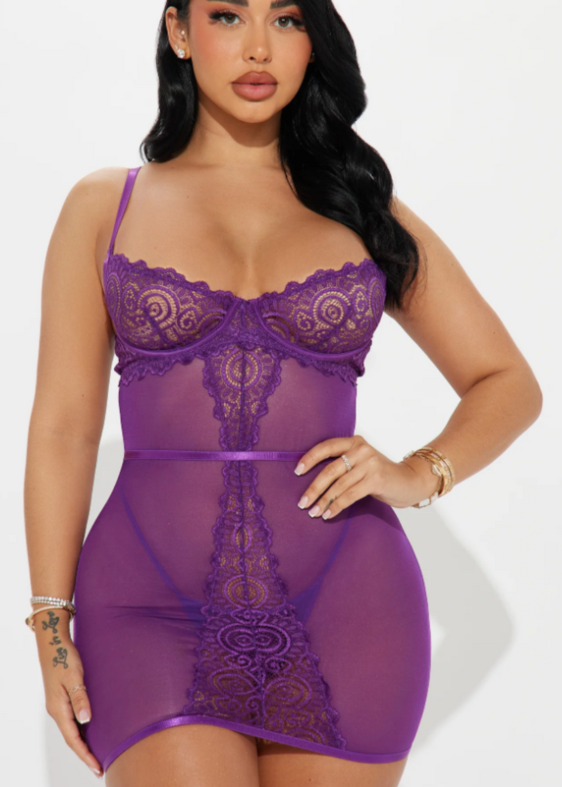 Purple rain babydoll