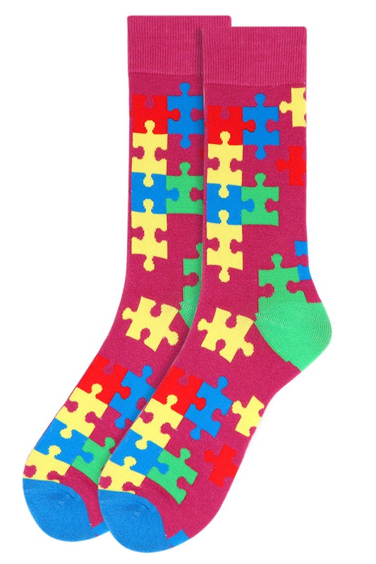 Puzzled by You Socks