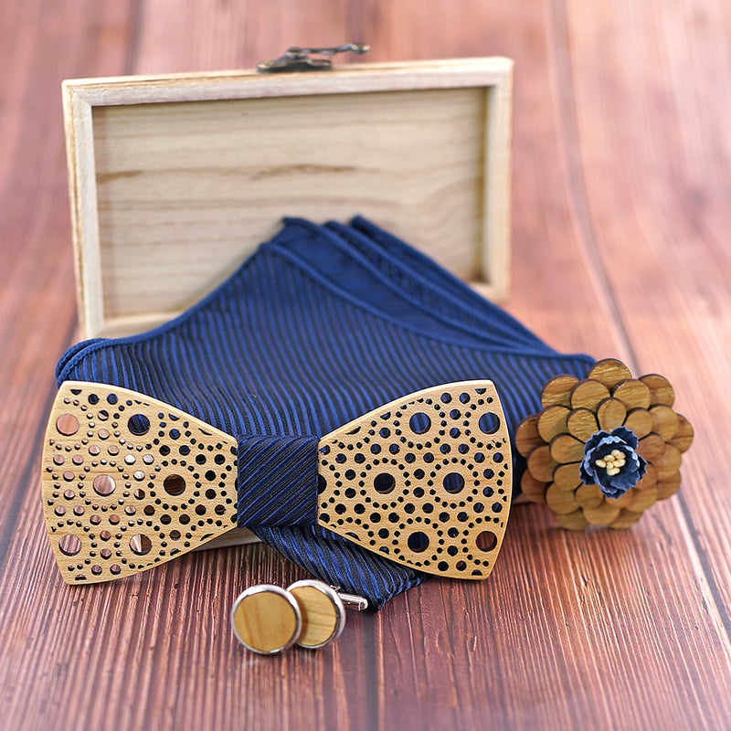 Changes Wooden Bow Tie Set