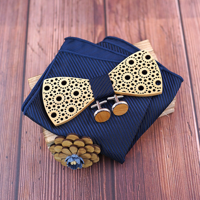 Changes Wooden Bow Tie Set