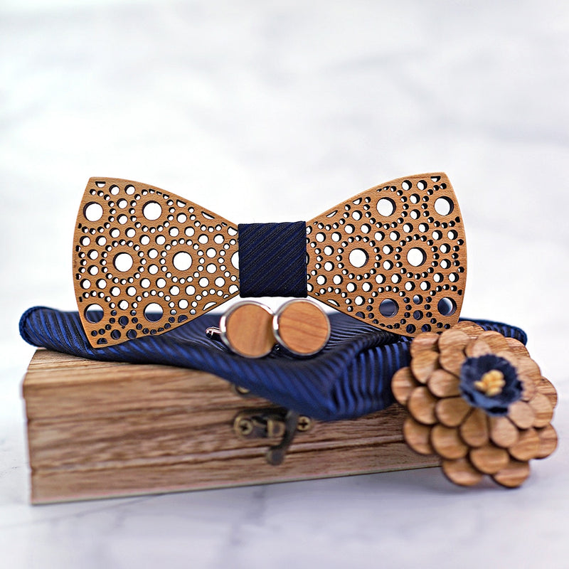 Changes Wooden Bow Tie Set