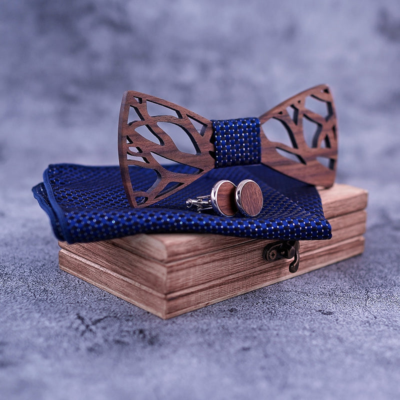 Mario Wooden Bow Tie Set