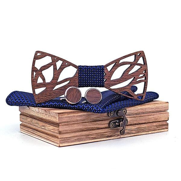 Mario Wooden Bow Tie Set