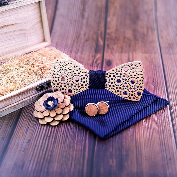 Changes Wooden Bow Tie Set