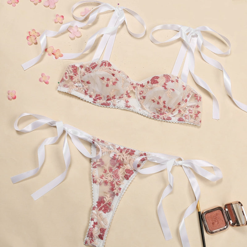 Paige Embroidery Lingerie Set